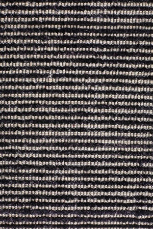 AURA Black Cotton Rayon Rug