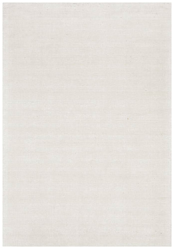 AURA Ivory Cotton Rayon Rug
