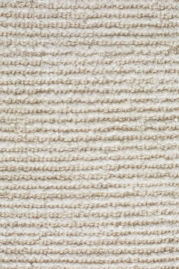 AURA Ivory Cotton Rayon Rug