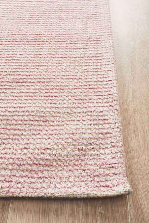 AURA Rose Cotton Rayon Rug