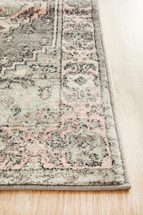 VIBE 703 Grey Runner Rug