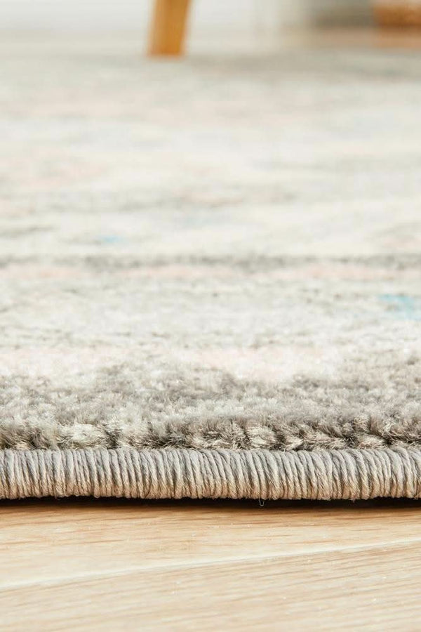 VIBE 704 Silver Round Rug