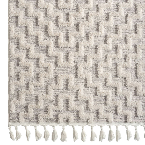 Alpine 3631 Lt Grey Hallway Runner