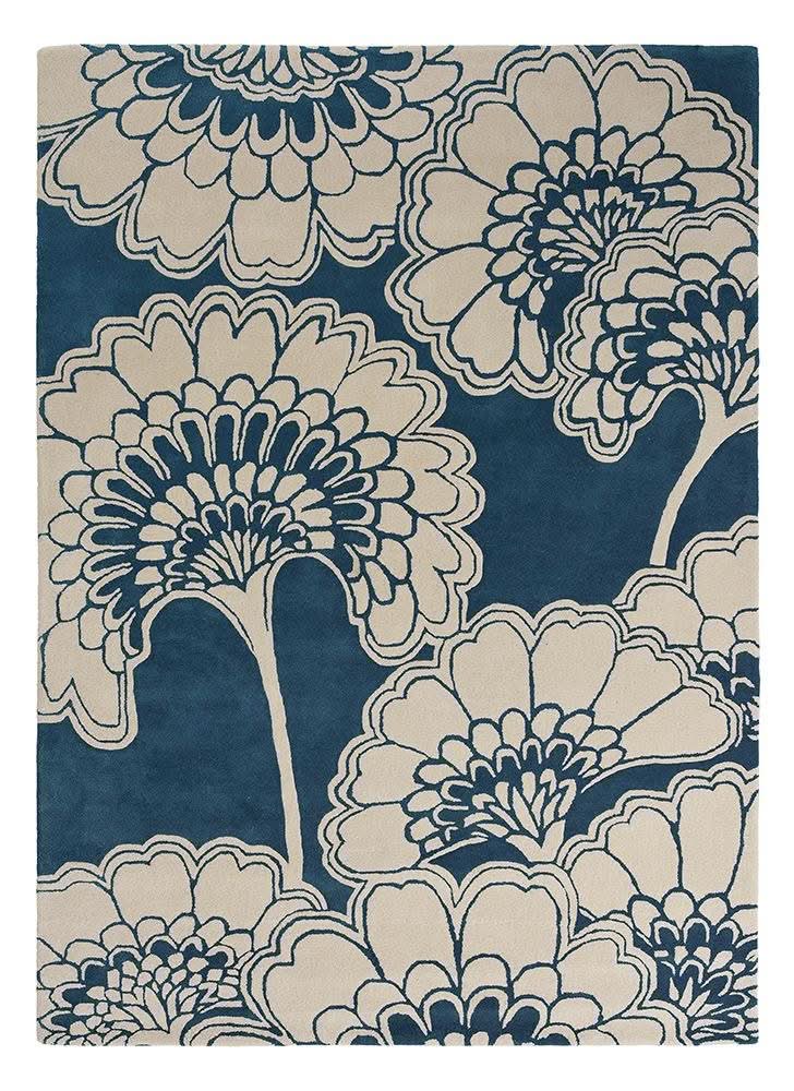 Florence Broadhurst Japanese Floral Midnight 039708