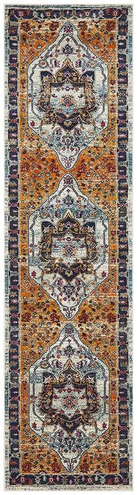 TALIA 201 Rust Runner Rug