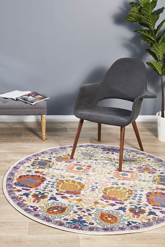 TALIA 206 Multi  Round Rug