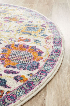 TALIA 206 Multi  Round Rug