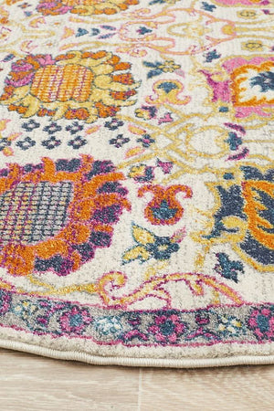 TALIA 206 Multi  Round Rug