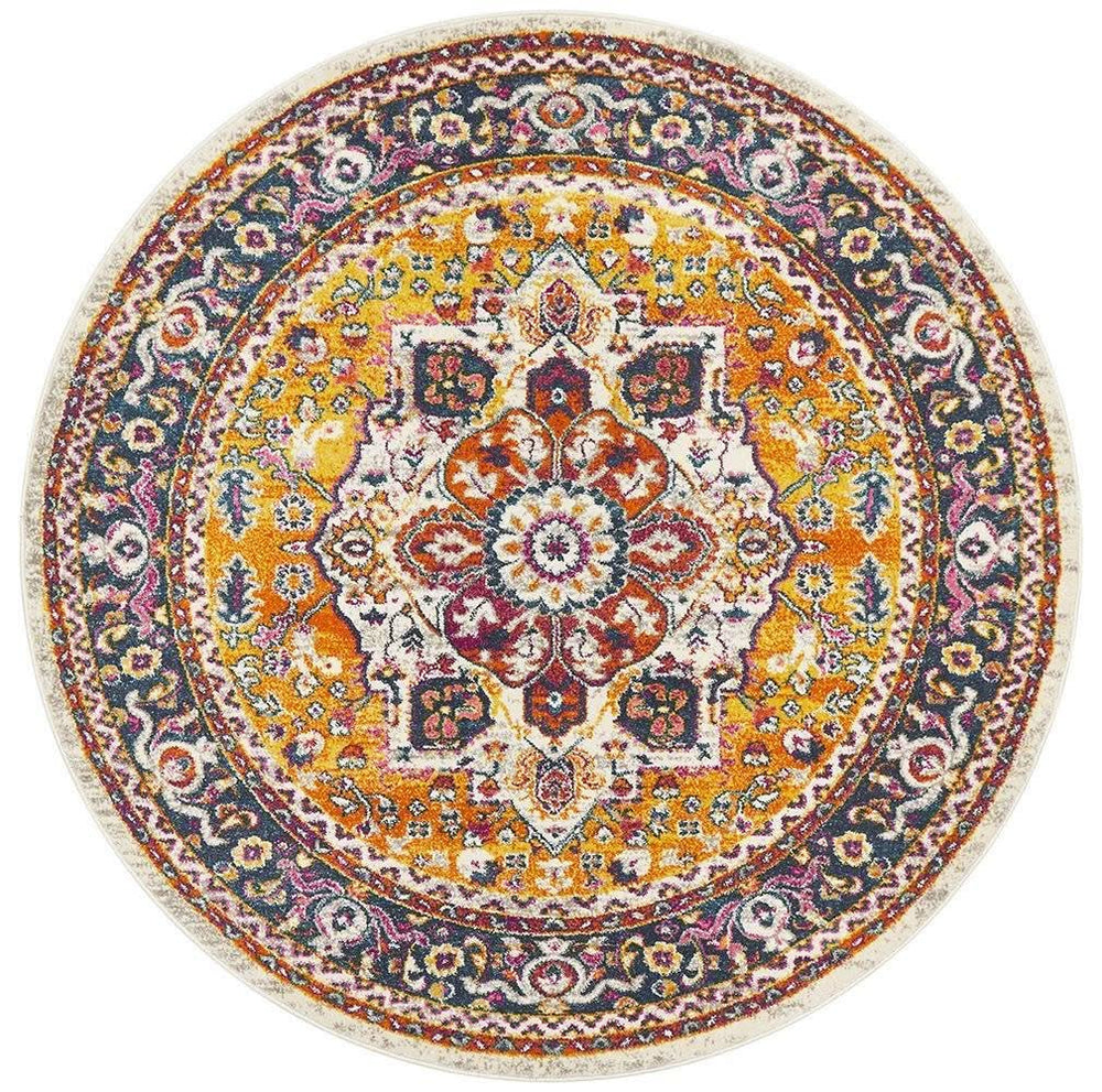 TALIA 207 Multi  Round Rug
