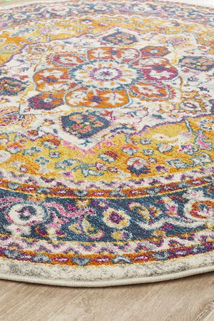TALIA 207 Multi  Round Rug