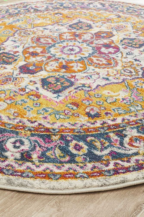 TALIA 207 Multi  Round Rug