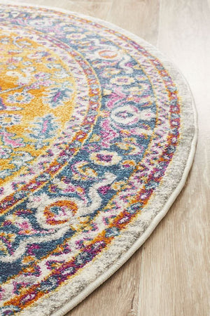 TALIA 207 Multi  Round Rug