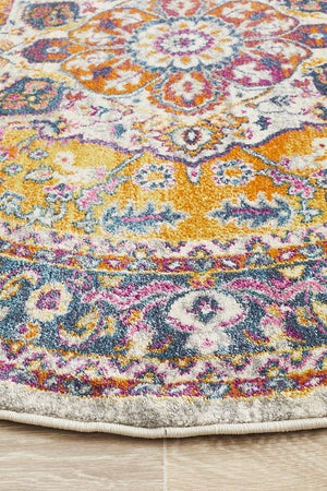 TALIA 207 Multi  Round Rug