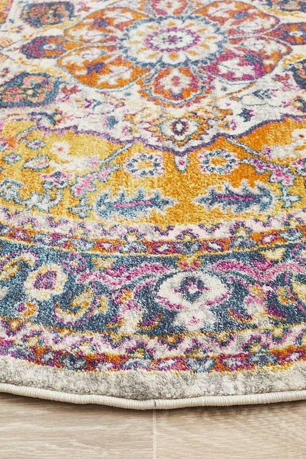 TALIA 207 Multi  Round Rug