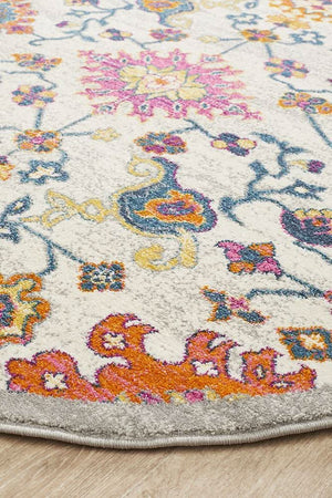 TALIA 208 Multi  Round Rug