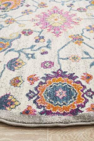 TALIA 208 Multi  Round Rug