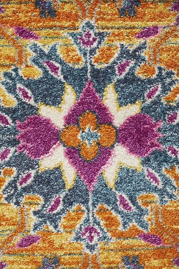 TALIA 210 Rust  Round Rug