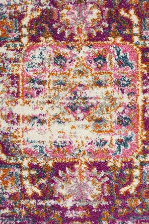 TALIA 211 Pink  Round Rug