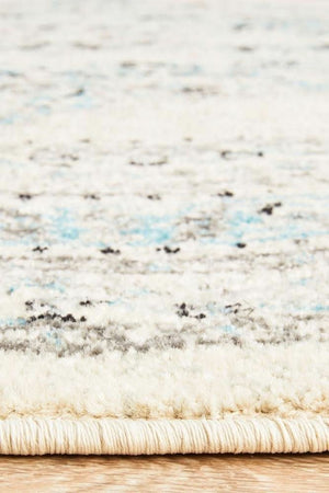 NILA 922 White Round Rug