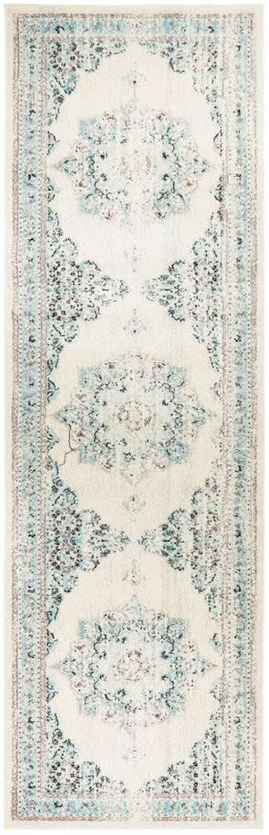 NILA 922 White Runner Rug