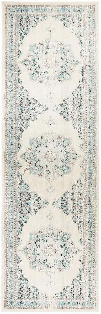 NILA 922 White Runner Rug