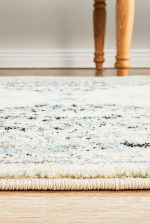 NILA 922 White Runner Rug