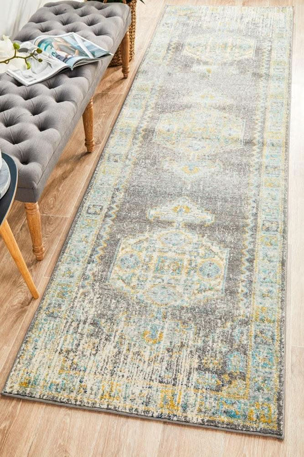 NILA 944 Grey Runner Rug