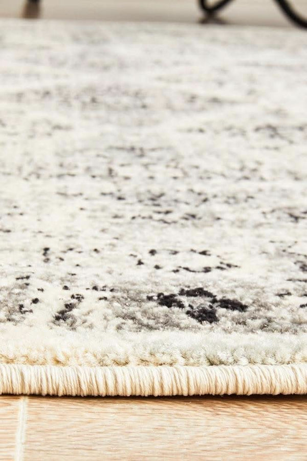 NILA 999 Grey Round Rug