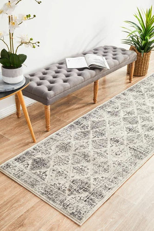 NILA 999 Grey Runner Rug