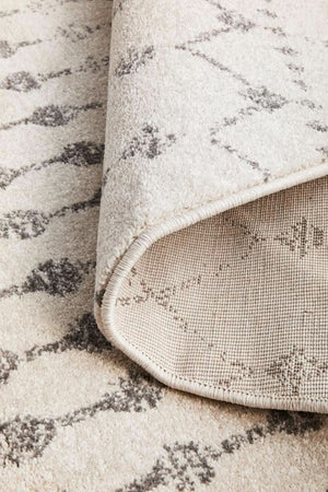 HALIX Elsa Silver Round Rug