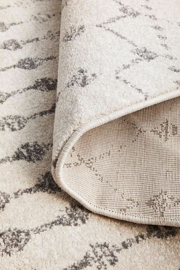 HALIX Elsa Silver Round Rug