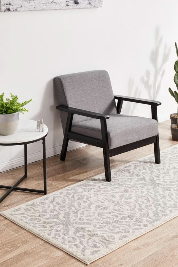 HALIX Lydia Silver Runner Rug