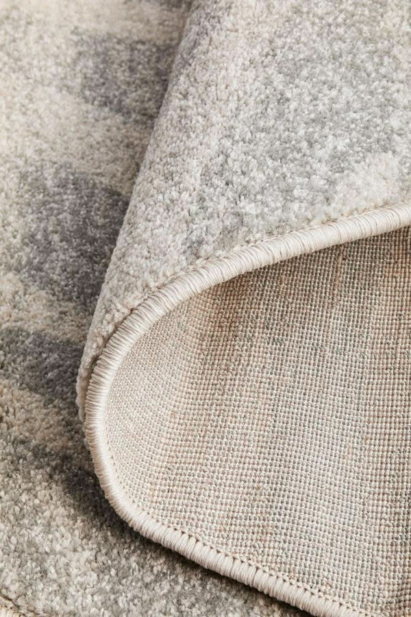 HALIX Savannah Silver Round Rug