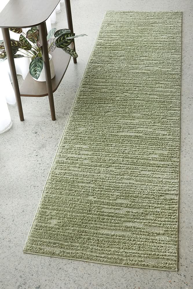 Noble Suri Green Runner Rug