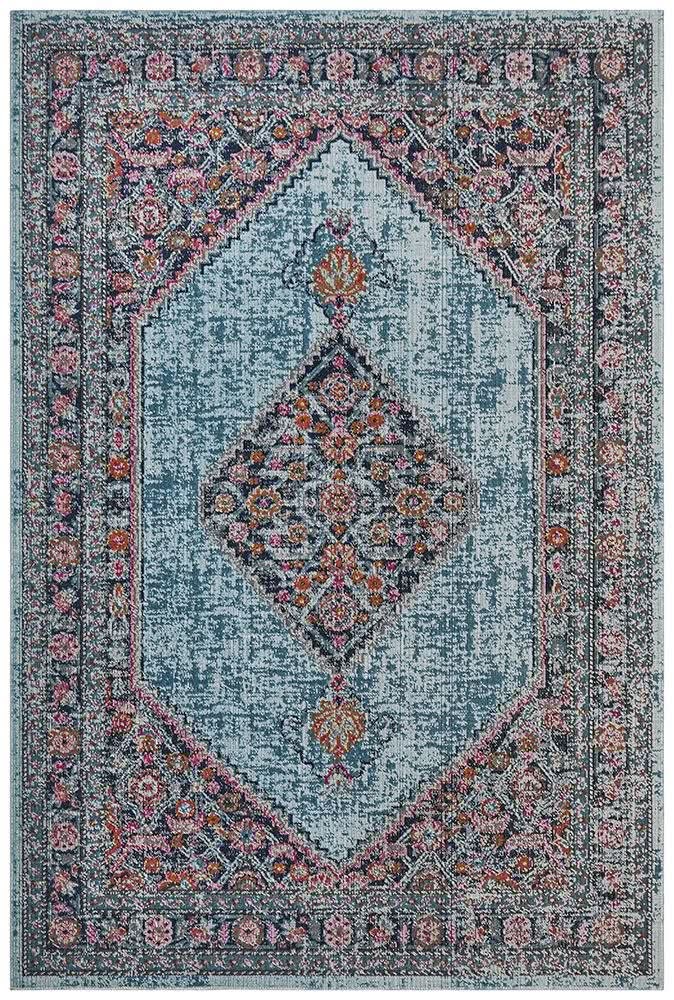 Alonzo Whisper Diamond Blue Rug