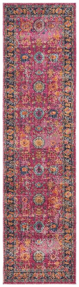 Alonzo Whisper Corners Pink Rug