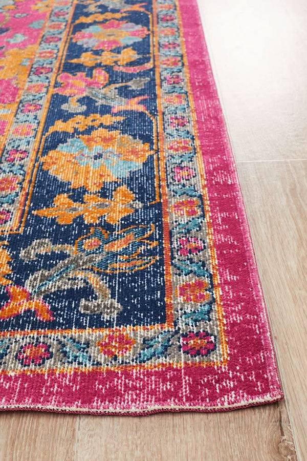 Alonzo Whisper Corners Pink Rug