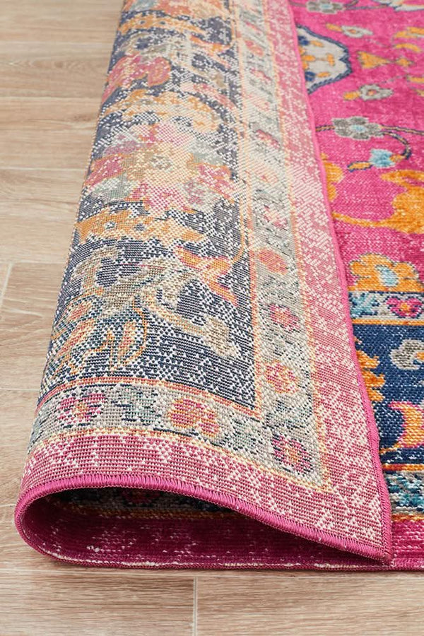 Alonzo Whisper Corners Pink Rug