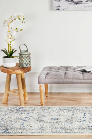 ENVI Mist White Transitional Runner Rug