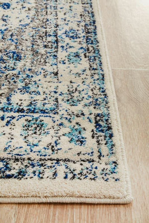 ENVI Mist White Transitional Runner Rug