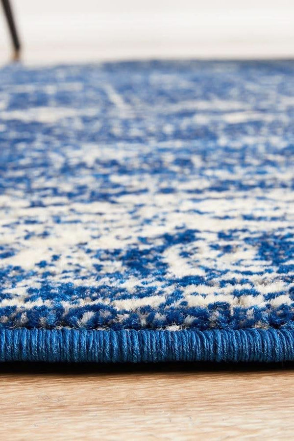 ENVI Oasis Navy Transitional Round Rug