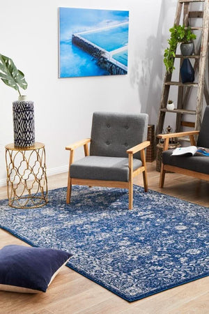 ENVI Oasis Navy Transitional Rug