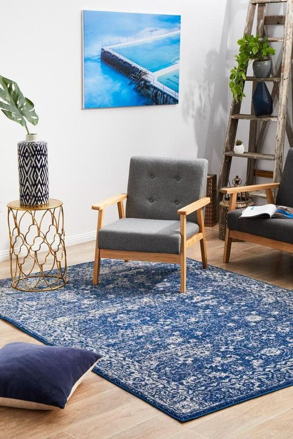 ENVI Oasis Navy Transitional Rug