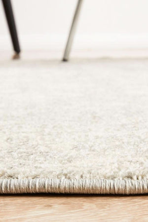 ENVI Shine Silver Transitional Round Rug