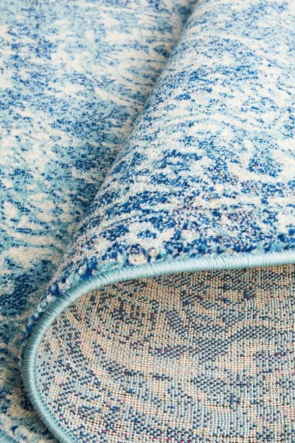 ENVI Muse Blue Transitional Round Rug