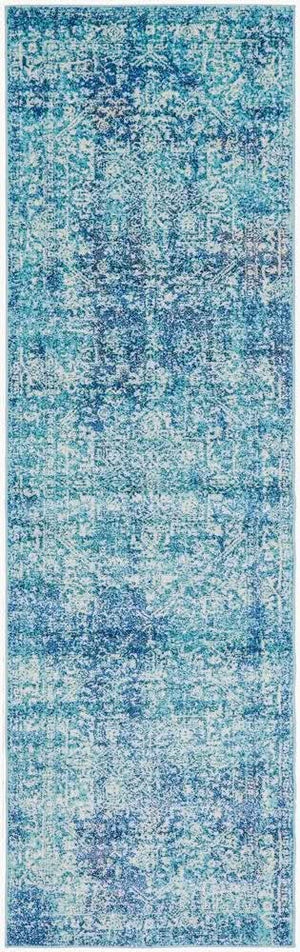 ENVI Muse Blue Transitional Runner Rug
