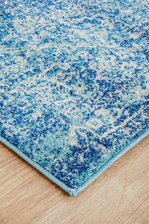 ENVI Muse Blue Transitional Runner Rug