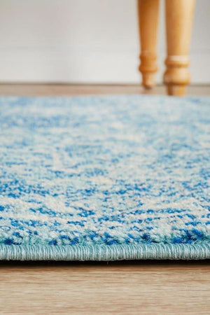 ENVI Muse Blue Transitional Runner Rug