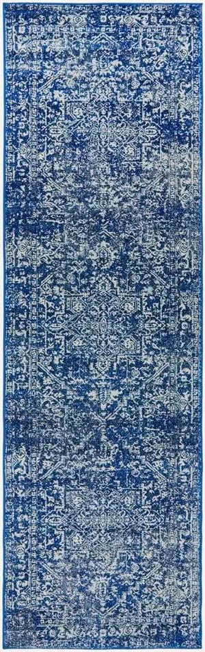 ENVI Contrast Navy Transitional Runner Rug