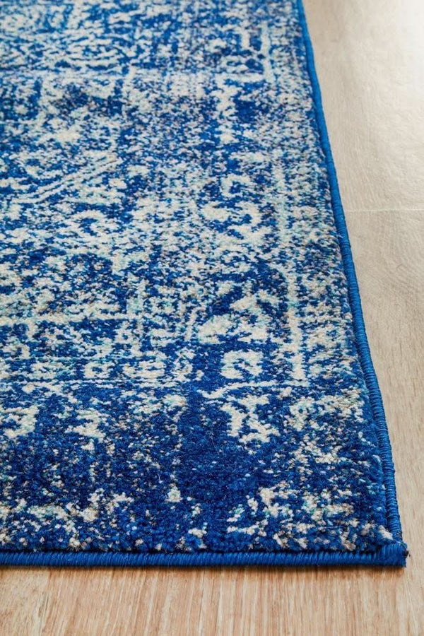 ENVI Contrast Navy Transitional Runner Rug